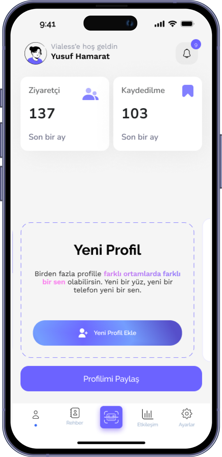 Çoklu Profil Yönetimi